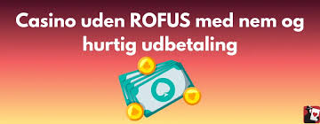 Casino sider uden Rufus - Find de Bedste Spilsteder