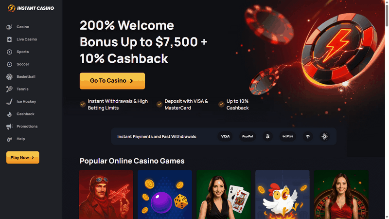 Témoignage sur Instant Gambling, offre de bonus de bienvenue et jeux disponibles